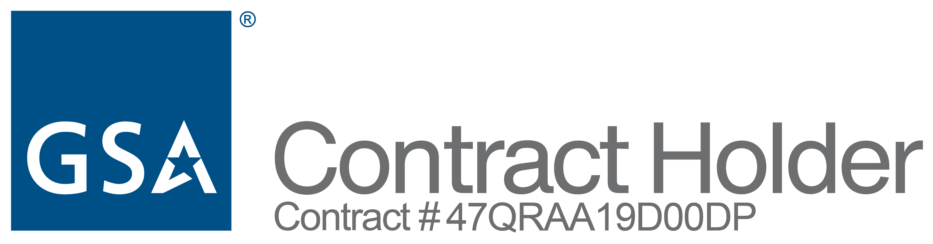 GSA Contract Holder Contract #47QRAA19D00DP